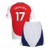 Maillot de foot Arsenal Oleksandr Zinchenko #17 Domicile vêtements enfant 2024-25 Manches Courtes (+ pantalon court)